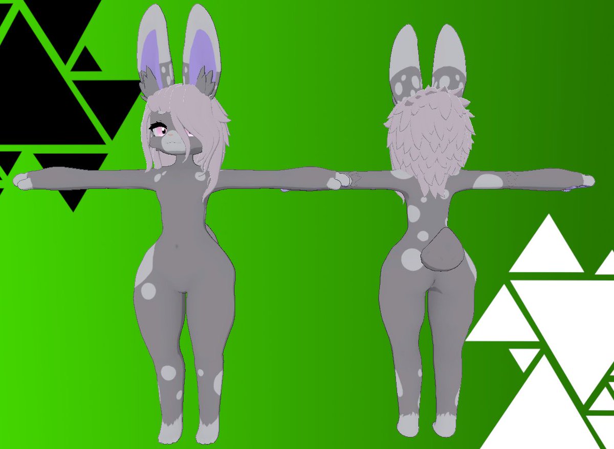 VRChat Avatar Commission for Oddjob!

Base model by Mari