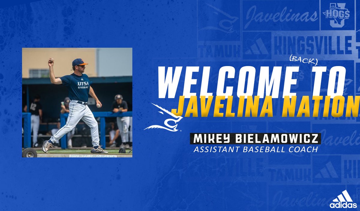 Back like he never left 😁

Welcome back to Javelina Nation <a href="/Mike_Biel/">Mikey Bielamowicz</a>!

🔗:javelinaathletics.com/news/2024/7/10…

#BackThePack🐗