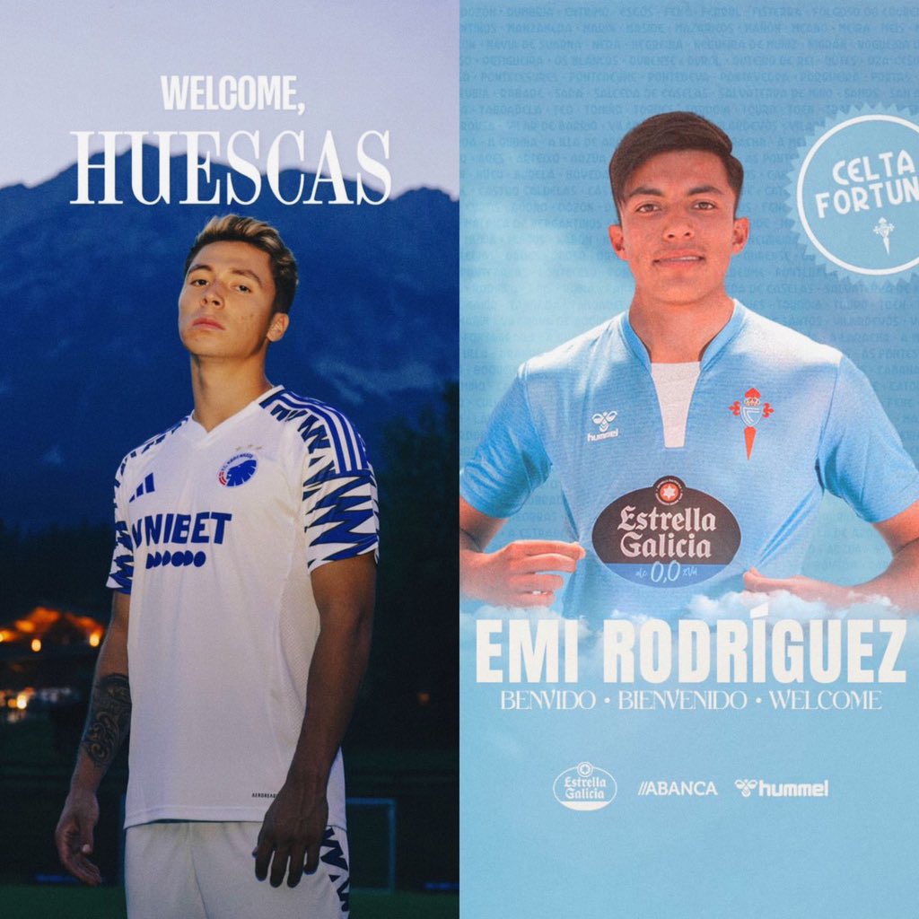🤩🇲🇽 Two young Mexican players being officially announced by their new clubs on the same day! 

✅ Rodrigo Huescas (20) - 🇩🇰
✅ Emilio Rodríguez (21) - 🇪🇸

📈🔥👏