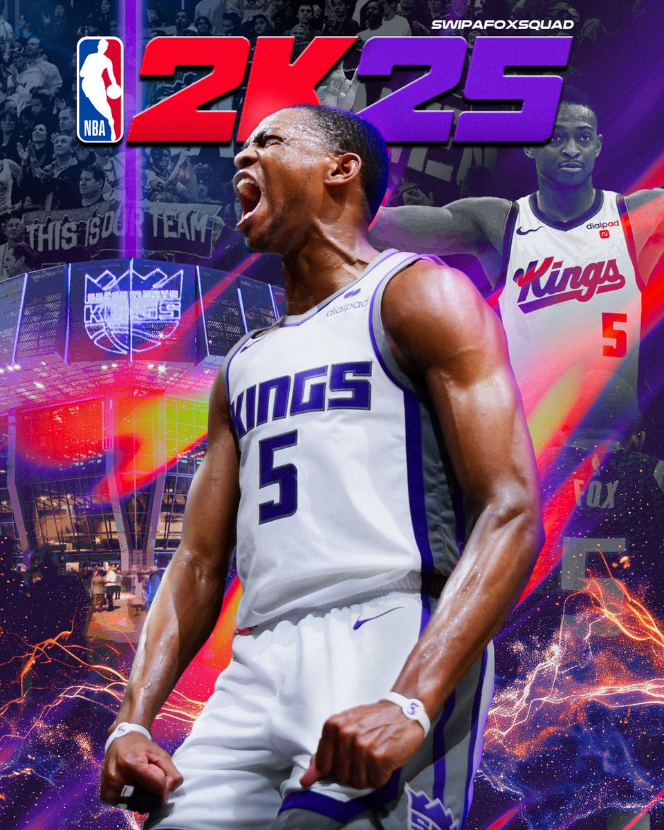 SwipaFoxSquad's tweet photo. BREAKING: De'Aaron Fox is the cover athlete for the NBA 2K25 🦊 https://t.co/QsTiR2W55S