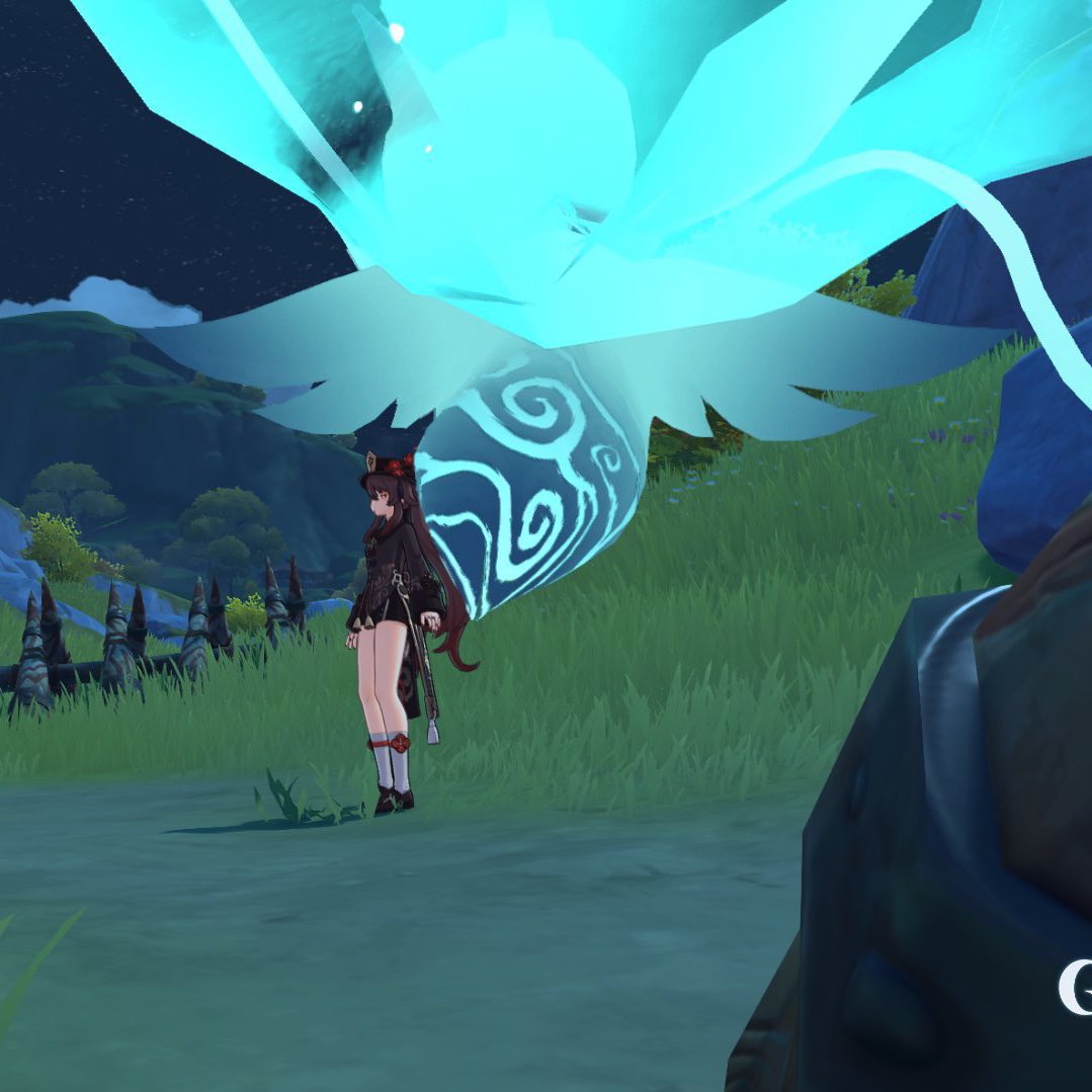 vixidescent's tweet image. thinking about mondstadt visions resembling the wings of a seelie