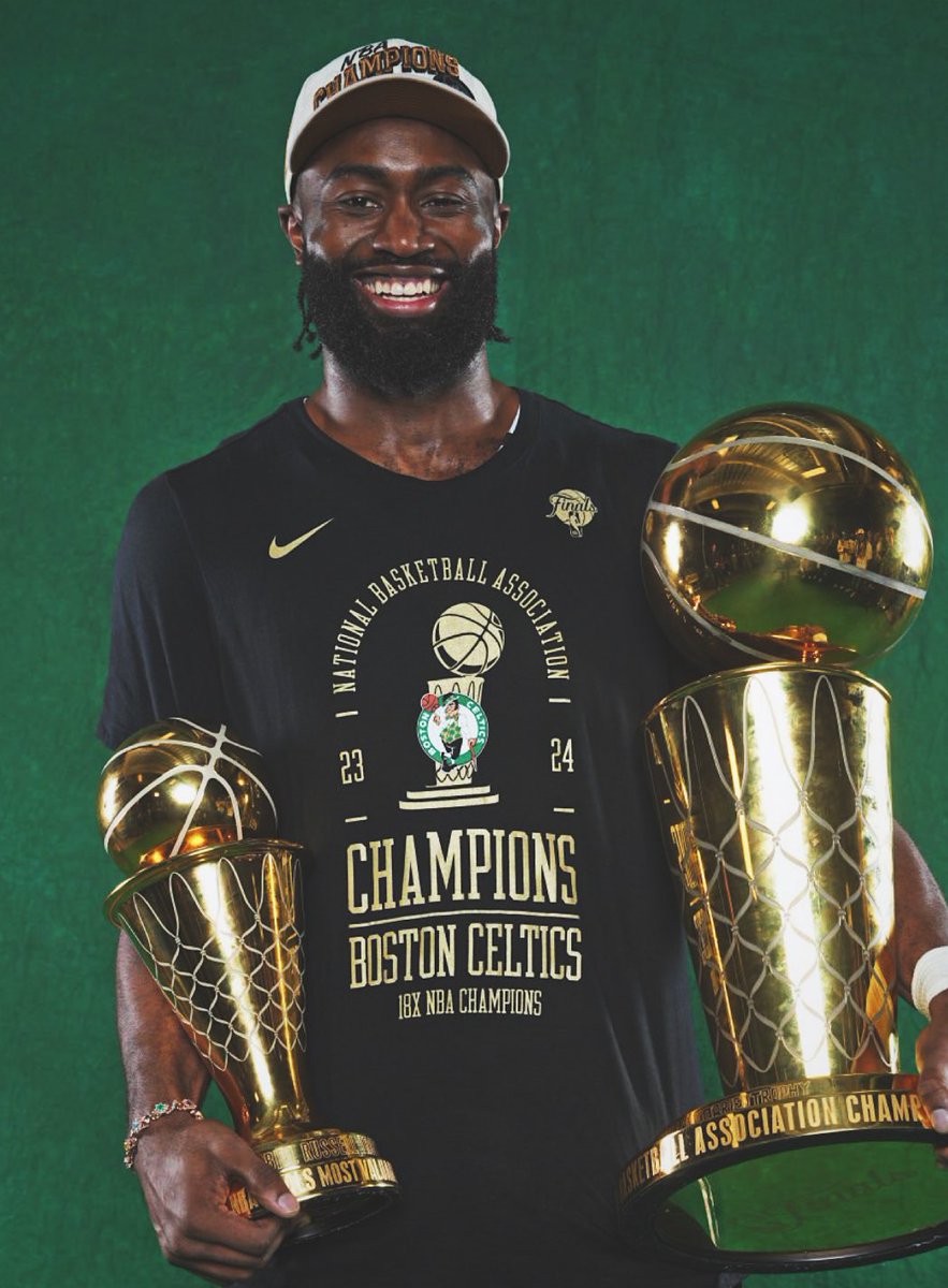 CeltsCountry's tweet photo. This Jaylen Brown disrespect is NOTHING new:

- Booed on draft night in 2016
- Called overpaid in 2019
- Trade talks in the 2021 &amp; 2022 offseason
- Everyone wanted him gone &amp; called him overpaid in 2023
- Left off of All-Defensive, All-NBA team, &amp; Team USA in 2024 https://t.co/vj5yiyUj1L