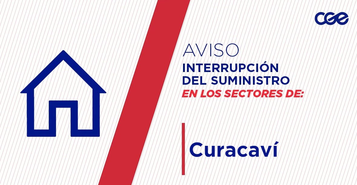 CGE_Clientes's tweet image. Informamos a nuestros clientes de los sectores Avenida German Riesco, Javiera Carrera, Manuel Rodríguez, Los Patriotas, Independencia en la comuna de #Curacaví, la interrupción del suministro eléctrico. Nuestro personal de emergencia ya está informado.