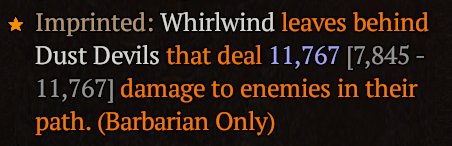 V1ett's tweet photo. New patch is out , seeing New WW Dust devil around 11k on 2h weapon.  I remember it was only around 9k before the patch, unless I'm wrong  @Rob_2628 https://t.co/9ObbyrFk1M