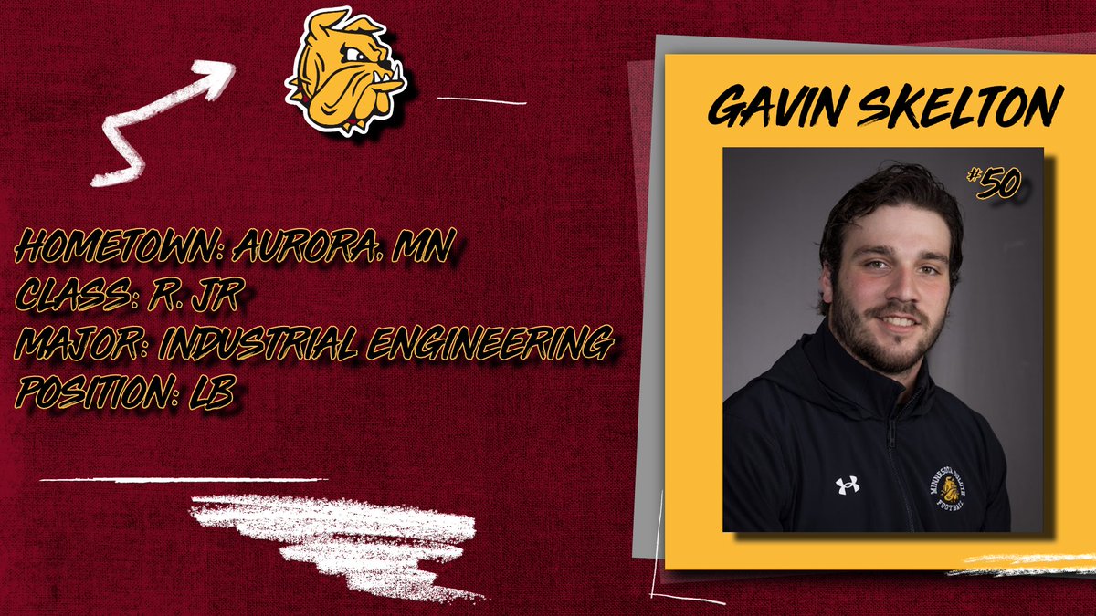5⃣0⃣ Days til kickoff!

Player Spotlight: Gavin Skelton

"There's nothing quite like UMD Football, the culture and history of excellence are really something that puts us above all the rest!"

#EarnIt // #BulldogCountry // #100DayCountdown