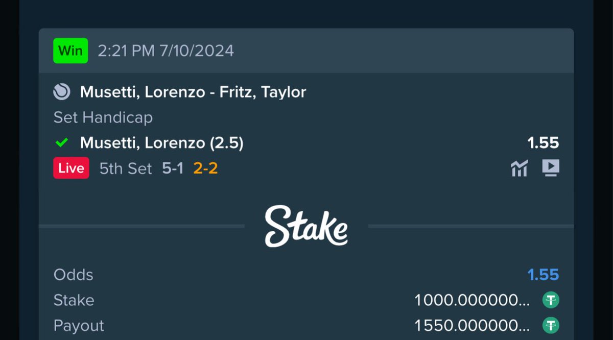 Mrbankstips's tweet photo. Bet 1 in ✅✅✅

Don’t miss bet 2 

Join stake https://t.co/65ivS3Rsjb https://t.co/Pxq5RHXjBi