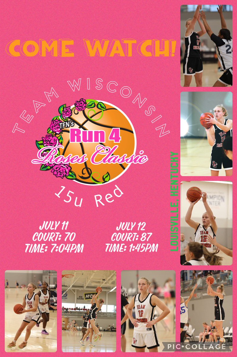 Emmi_Marlett's tweet photo. Check me and my team out at Run 4 Roses Classic! 🌹🏀🔥

@teamwinoll 
@vcteamwi https://t.co/3AjgGFtQUU