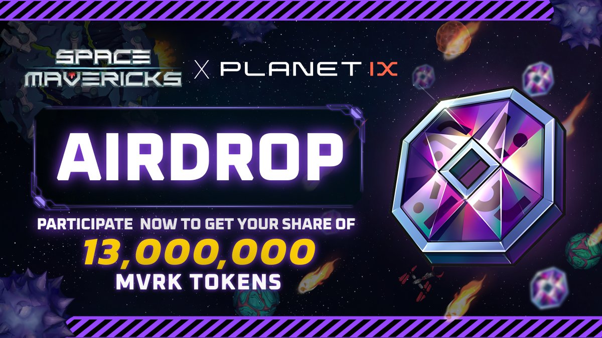 Planetix0's tweet photo. Phase 2: MVRK Airdrop Campaign is Live! ⚔️

💠 What's in it for our holders?

- $IXT holders get a 2.5x airdrop points multiplier for their Adventure Mode.

💠 There are three ways to earn @Space_Mavericks token: Adventure Mode, Referral Program, and Social Quests.

Check their announcement to learn more 👇