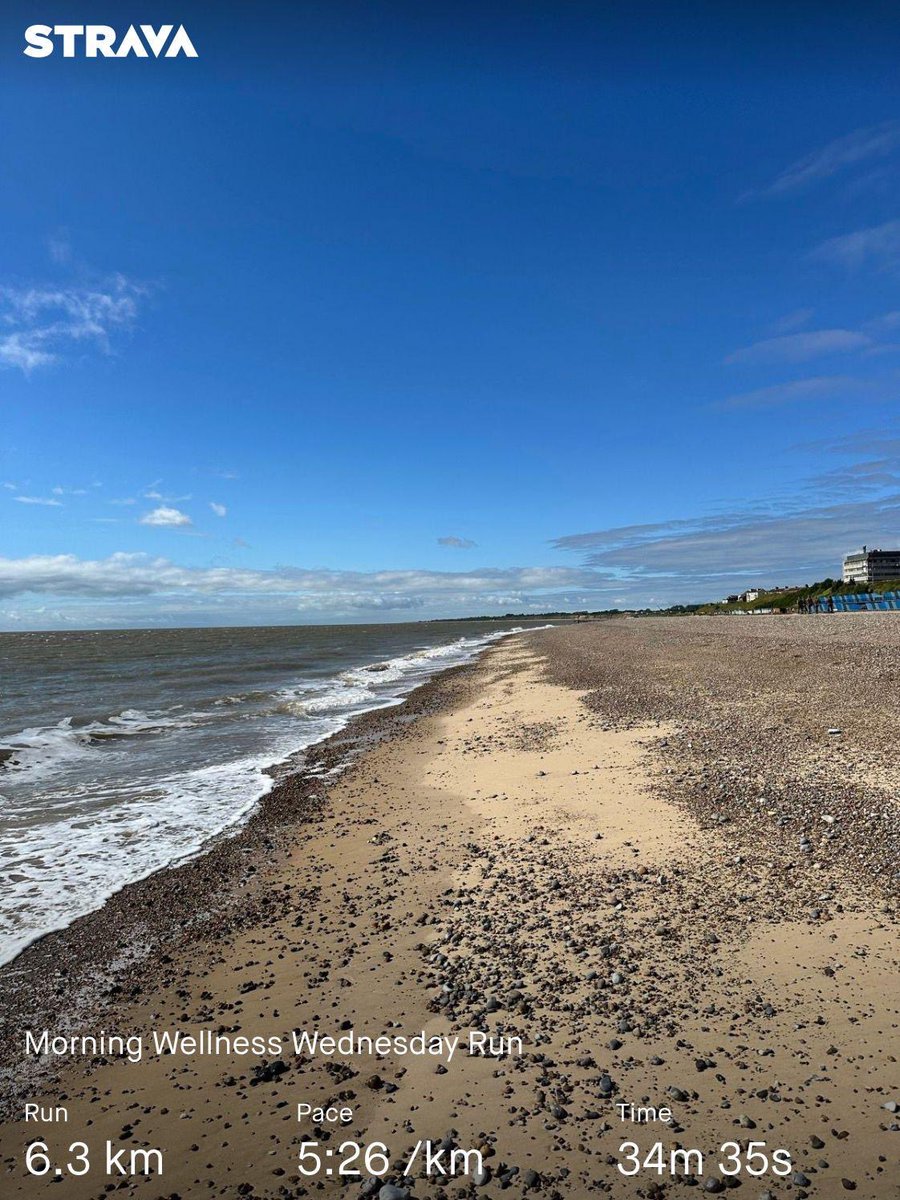 DoctorJeal's tweet photo. Brisk 6km run for #wellnesswesnesday, hotter than expected, beach run sapped my energy but worth it. 

#run #running https://t.co/X9W0ZAGNNh