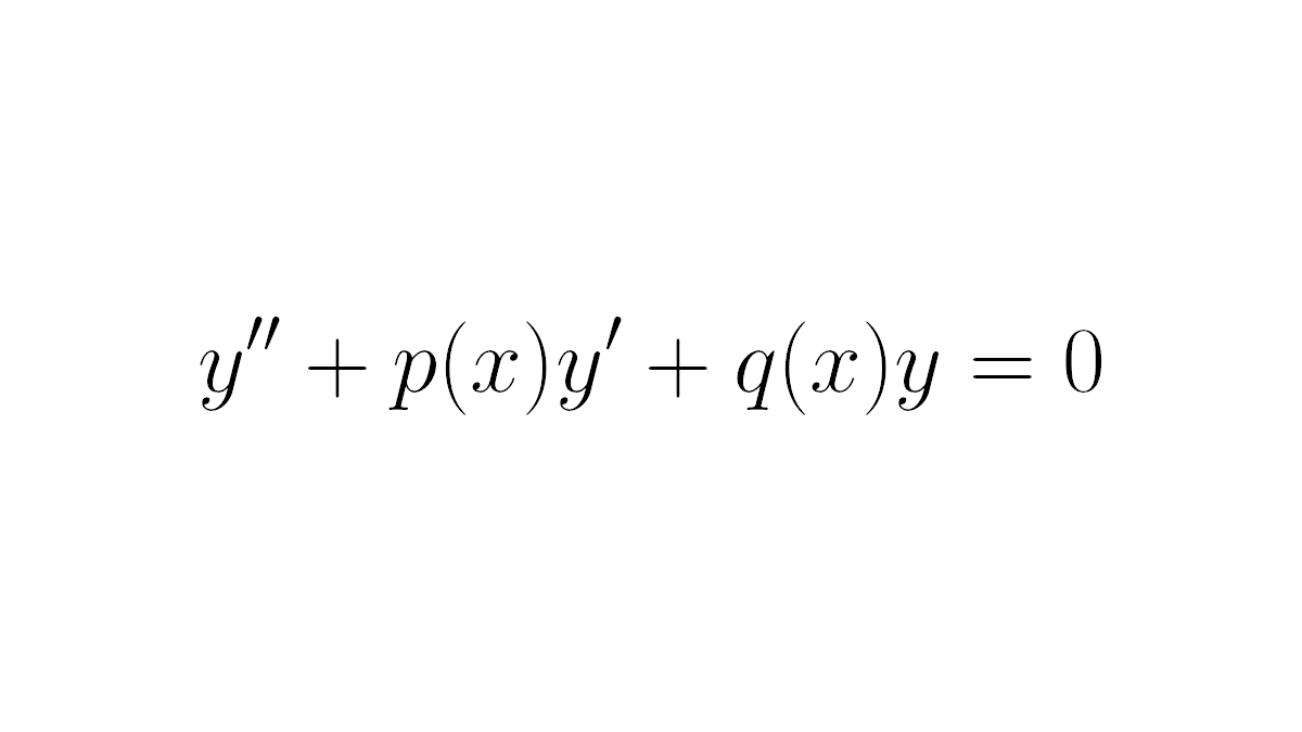 To solve y'' + p(x) y' + q(x) y = 0, assume a power series for y, plug it in, and solve recurrence for coefficients.