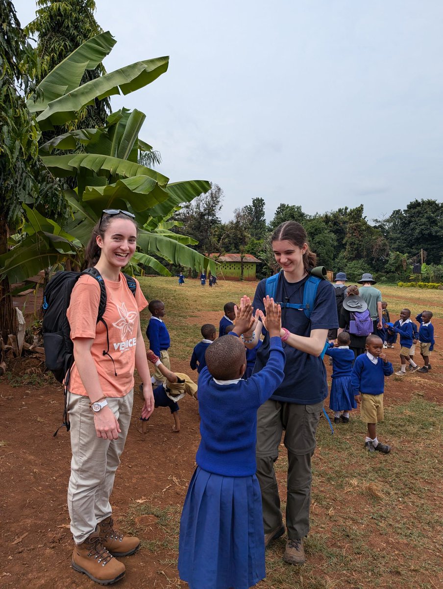 camptanzania's tweet photo. #TeamNanasi, welcome to #CampHakunaMatata! 🌟 We're so excited to have this fabulous team in Tanzania. They have been working hard digging foundations for a veranda and pathway at a local school, and making friends along the way 🩷 @campsint #campseffect https://t.co/R0sGL1cpFx