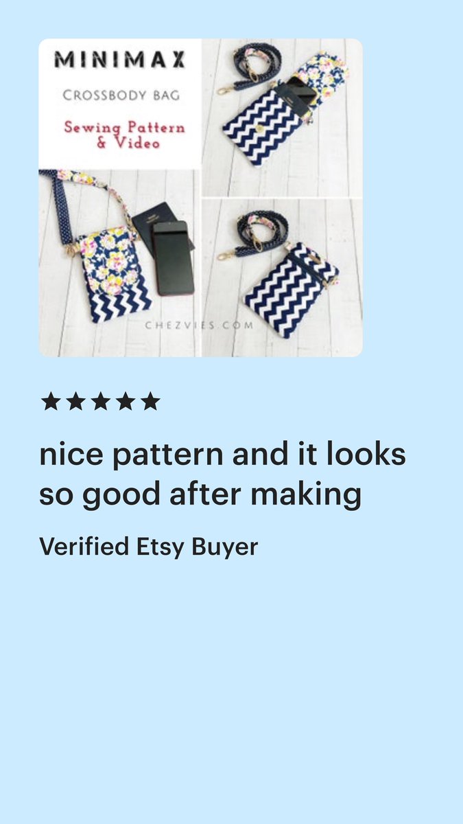 chezvies's tweet image. Received a lovely feedback! Thank you so much for making my day 🩷
chezviespatterns.etsy.com/listing/505236…

#sewing #bagpattern