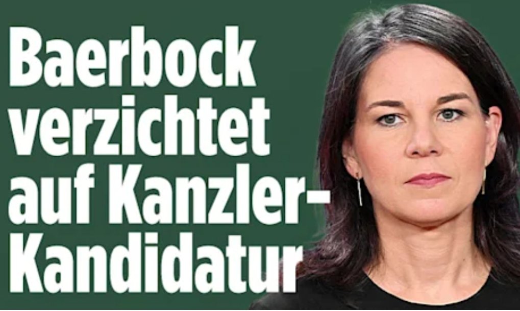 Das Kondolenzbuch ist geöffnet!
Was schreibst Du Baerbock?