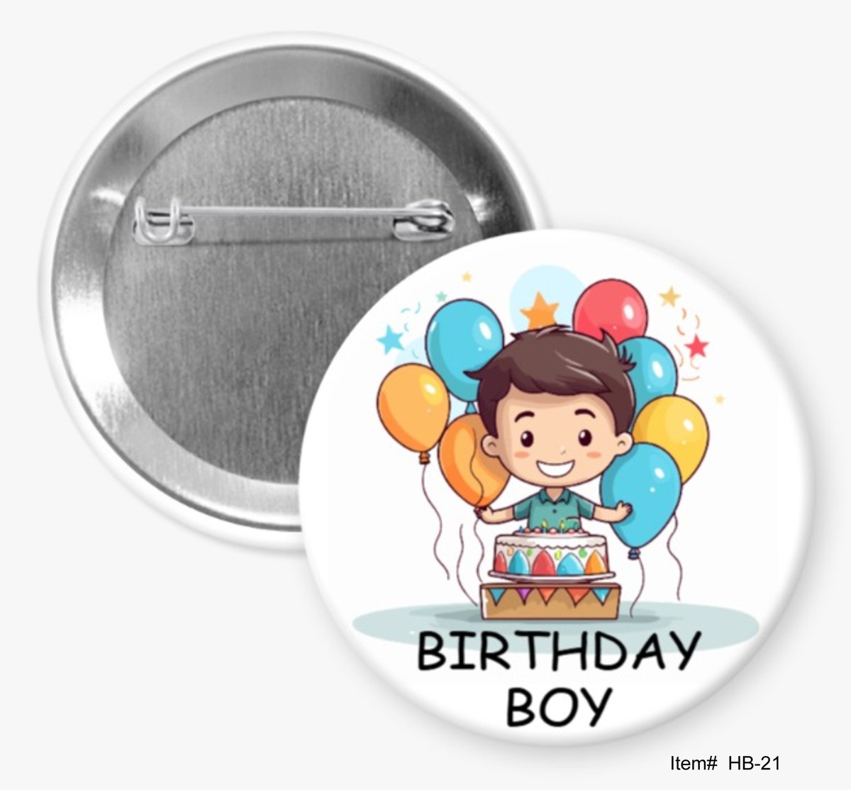 I finally got my “Happy Birthday” Buttons done in Hommel’s Buttons.  Find a button or buttons for your next children’s or adult birthday party.

Here is the link to "Happy Birthday" Buttons:  hommelsbuttons.com/happy-birthday…