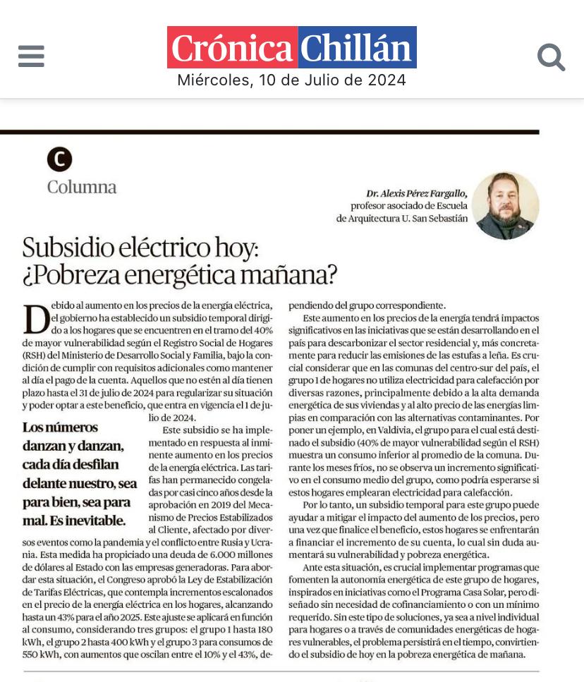 Dr. Alexis Pérez Fargallo tweet media