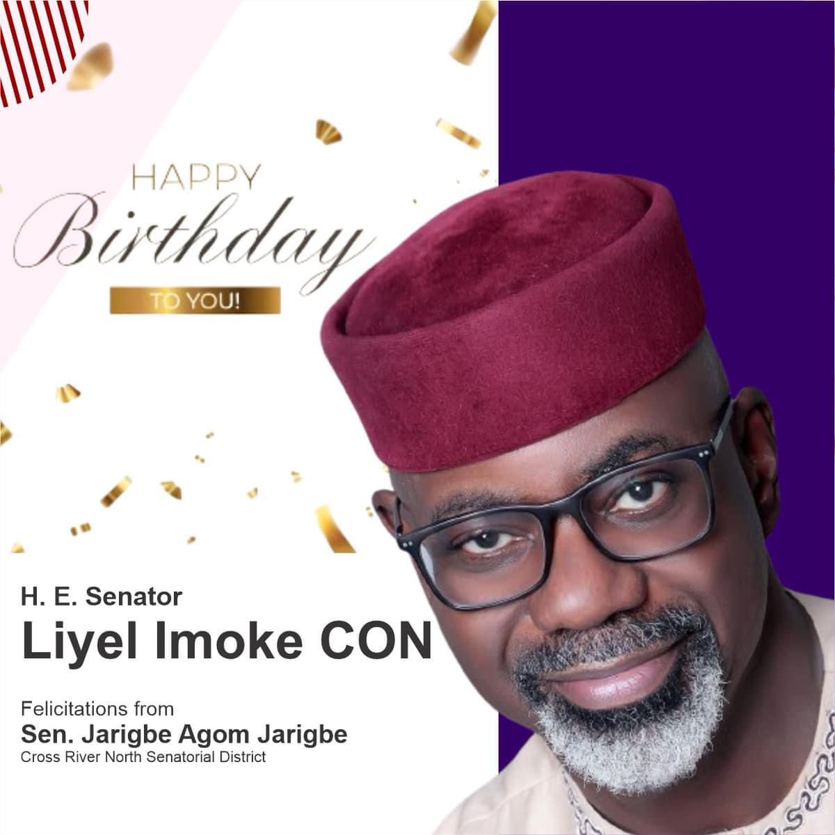 Happy birthday to my former Governor and benefactor. May the Lord keep you in good health &amp; prosperity.