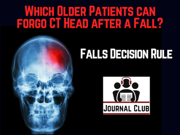 Which older patients after a fall can safely forgo a CT Head?
The Falls Decision Tool helps us in this sometimes difficult decision on the EM Cases Journal Club by <a href="/EMRoMo/">Rohit Mohindra</a>
emergencymedicinecases.com/falls-decision…
#FOAMed
<a href="/kerstindewit/">Kerstin de Wit</a> <a href="/CVarnerEmerg/">Catherine Varner</a> <a href="/SMcLeod_SREMI/">Shelley McLeod</a> <a href="/MHJudyMorris/">Judy Morris</a> <a href="/EMO_Daddy/">Ian Stiell</a>
