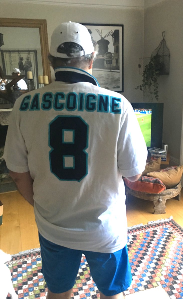 prodnose's tweet photo. So here we go.
For the match, I will be wearing Gazza's actual shirt that he wore during Euro '96. A holy relic that will see us through.
No doubt. https://t.co/SM8zbBhdlh