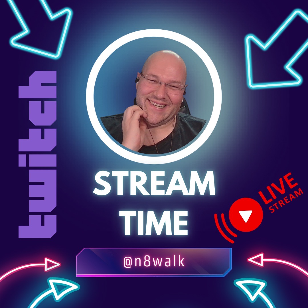 N8walk1's tweet photo. So Leute, ich bin wieder LIVE auf Twitch 🎮🎉 Kommt gerne auf nen Sprung vorbei! Twitch Link in der Bio oder sucht nach N8walk bei Twitch 😉 #TwitchStream #GamingCommunity #LiveNow https://t.co/76tewVbBR6