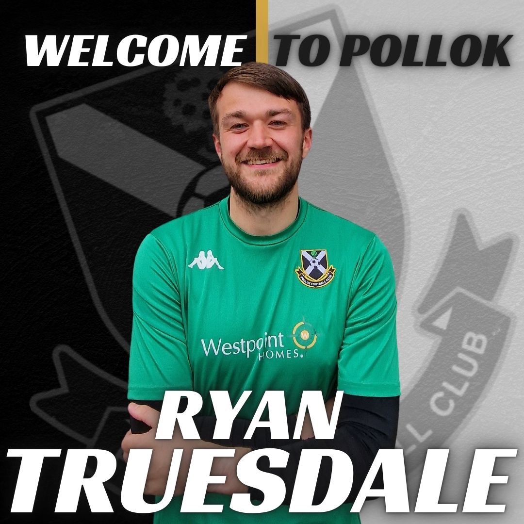 🧤Pollok FC are delighted to announce the signing of goalkeeper Ryan Truesdale from St Cadoc's.

Ryan joins Pollok for the 2024/25 campaign subject to the SFA registration process.

Welcome to Pollok Ryan!