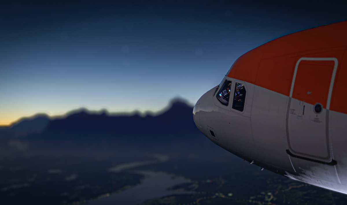 freeflyva's tweet photo. Oslo. 🇳🇴 #AirbusA320n #MSFS2020 #IniBuilds #easyJet @easyJet @MSFSofficial https://t.co/iUuAAiMoiA