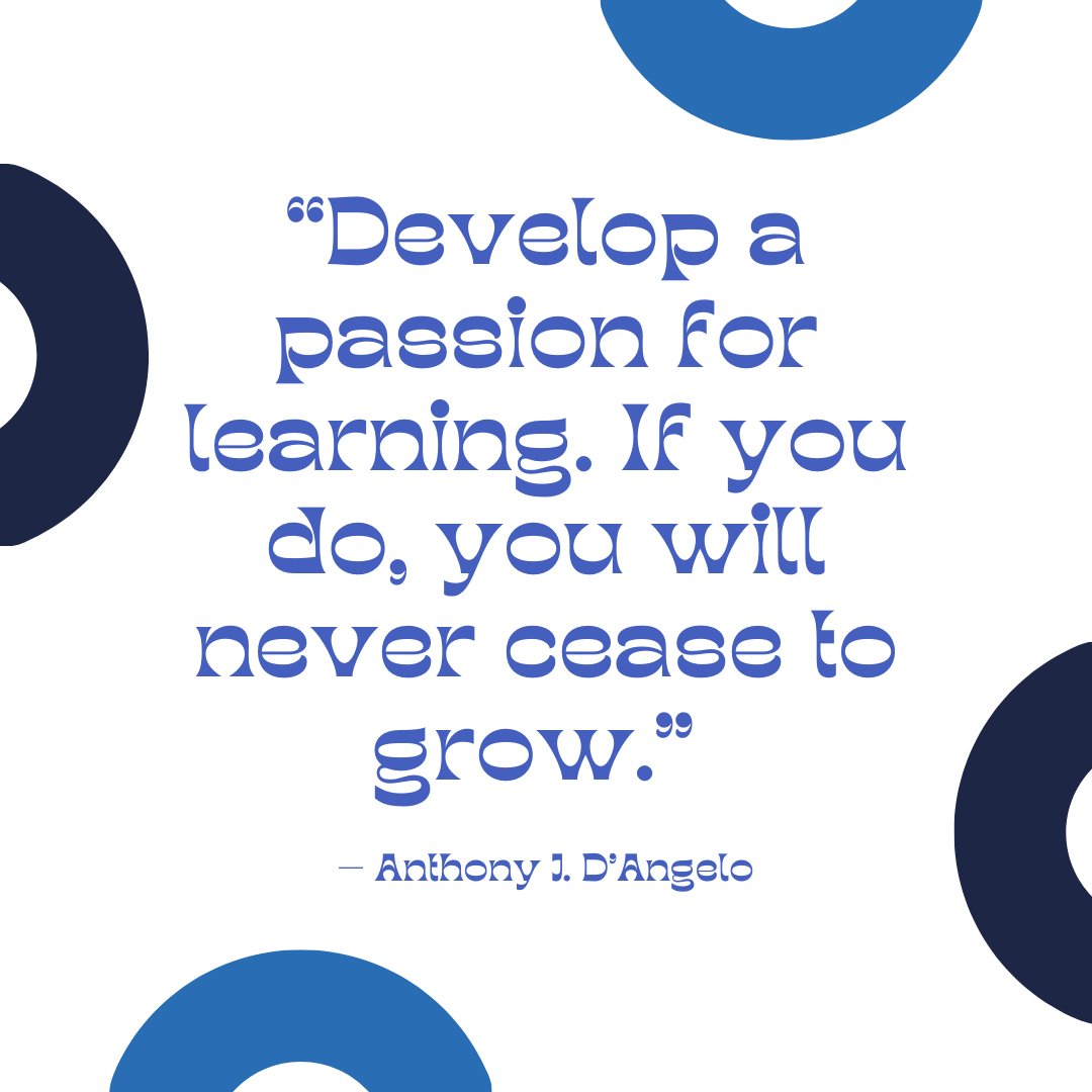 A growth mindset will take you far. The more you learn, the more opportunity there is for you to achieve your dream and build new dreams.
#WednesdayWisdom | #TeamJJF