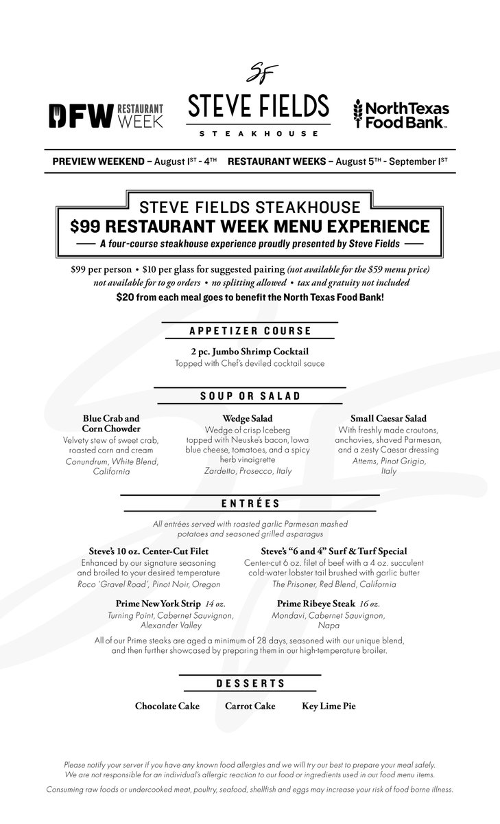 Steve Fields Steakhouse tweet media
