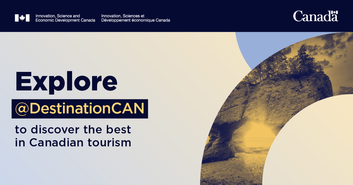 Discover the power of tourism with <a href="/DestinationCAN/">Destination Canada</a>! Follow to stay up to date on their initiatives and join the journey to showcase Canada's diverse beauty and culture to the world.
