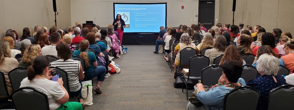 Grateful to support educator well-being leading our Healthy Learning Initiative in @WGU School of Education at  <a href="/ShowUpUtah/">First Lady Abby Palmer Cox</a>. It’s a privilege to talk with other educators about the Joy of Teaching. 

#wgu #teachers