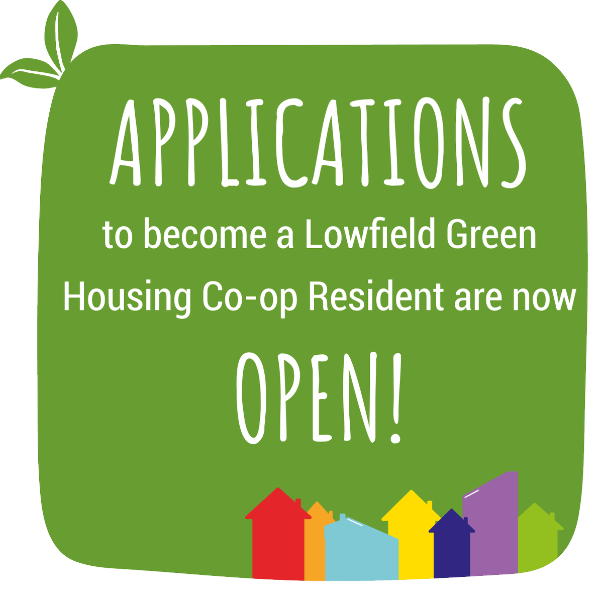 Did you know applications are open right now to join us and our blossoming community?  See our website to find out more.   What are you waiting for? Take a look! lowfieldcoop.uk #communityledhousing #York #Acomb #AffordableHousing #Sustainability #community