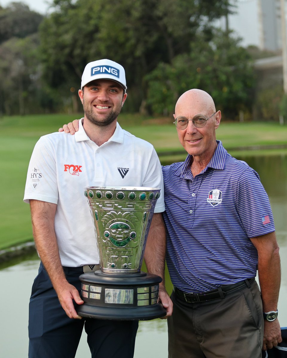 PGA TOUR Americas (@pgatouramericas) on Twitter photo Dad on the bag again this week β€οΈ
Β
The last time <a href="/Stuart_Mac_Golf/">Stuart Macdonald</a> had his dad caddie for him, they raised a trophy together at the Diners Club Peru Open. Dad on the bag again this week β€οΈ
Β
The last time <a href="/Stuart_Mac_Golf/">Stuart Macdonald</a> had his dad caddie for him, they raised a trophy together at the Diners Club Peru Open.