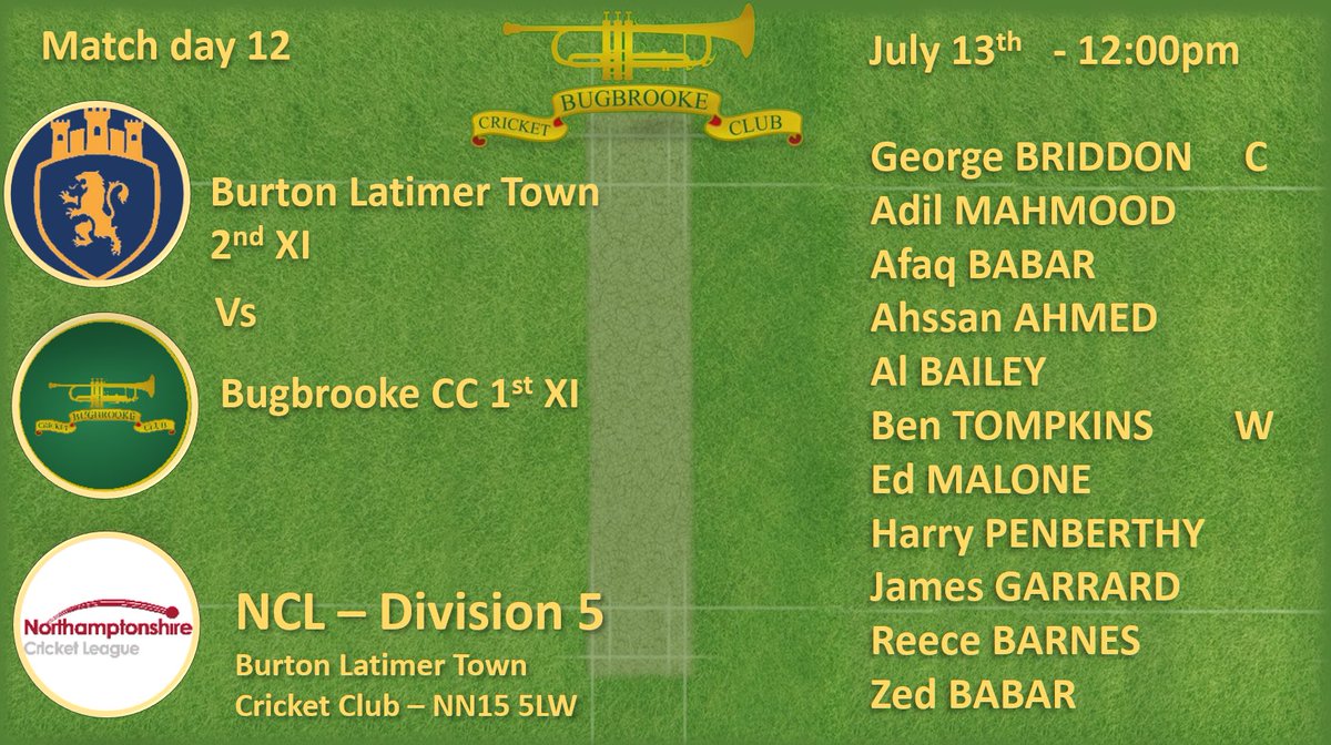 Bugbrooke C.C. tweet media