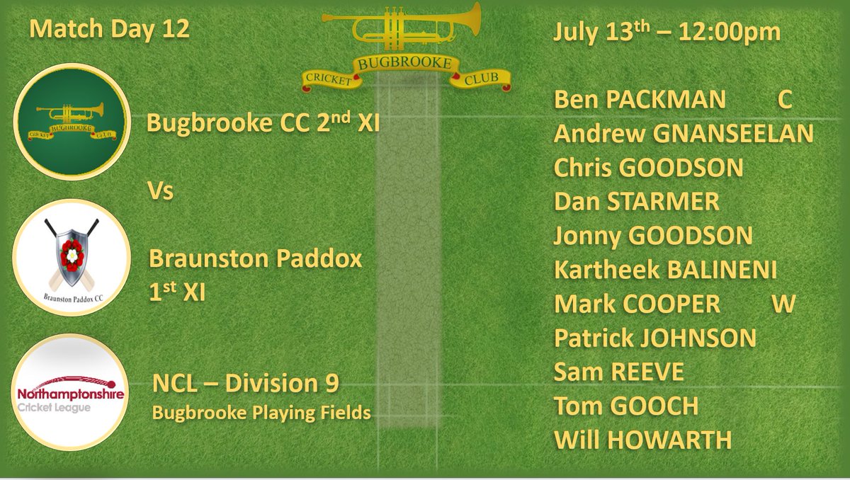 Bugbrooke C.C. tweet media