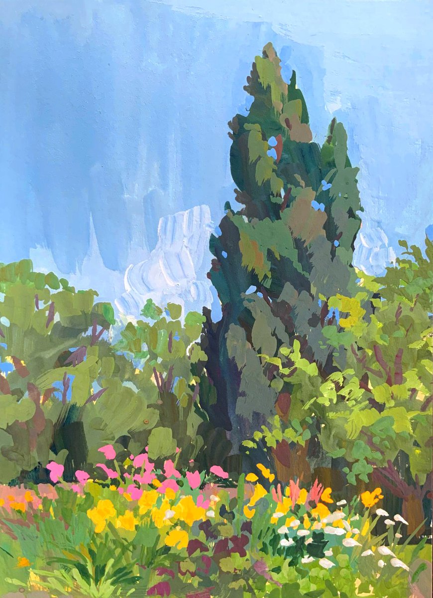 recent pleinair paintings with friends :)) 🌞