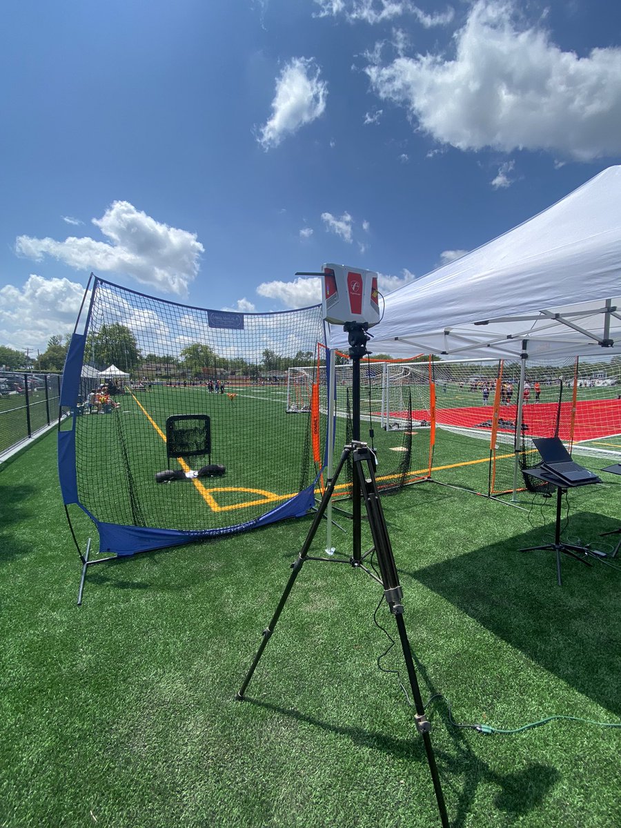knowyourzone's tweet photo. Turned out to be a beautiful day to get pitching data!! @DDSBandEvents Chicago is off and running, it’s going to be an awesome day. https://t.co/5OYjncPwpX