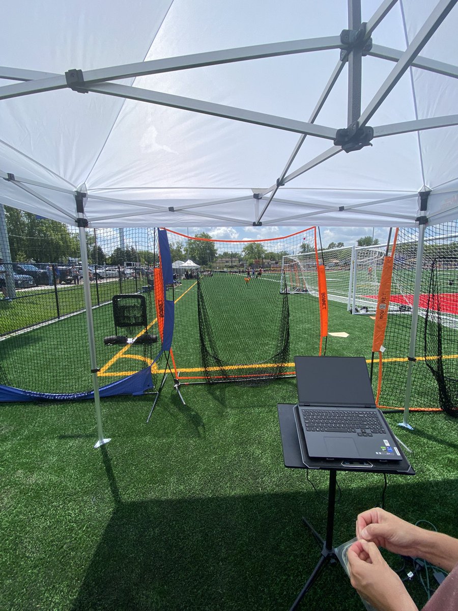 knowyourzone's tweet photo. Turned out to be a beautiful day to get pitching data!! @DDSBandEvents Chicago is off and running, it’s going to be an awesome day. https://t.co/5OYjncPwpX