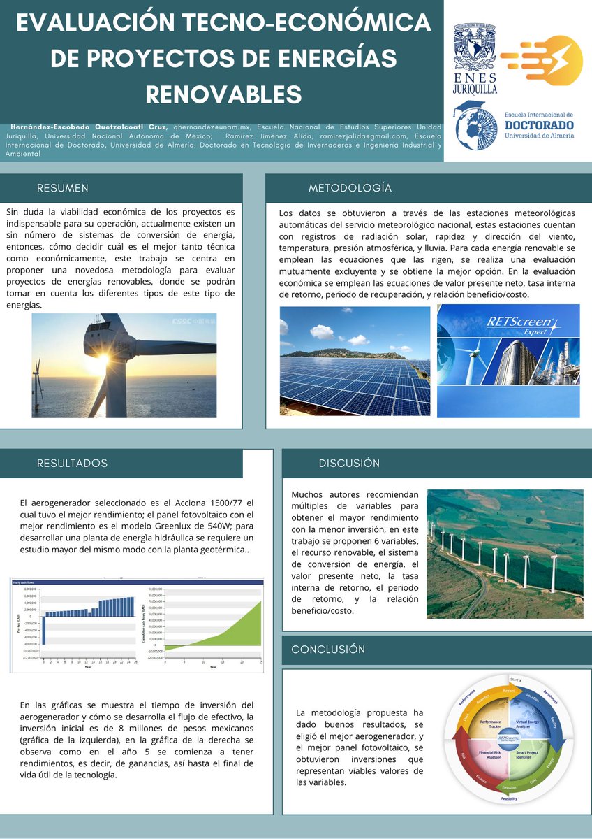 AlidaRamirezJi1's tweet photo. @E-SENSOL, @FCQ_UANL, #SustainableEnergy, #renewableenergies, #renewableenergyisthefuture. https://t.co/GcQIyXbgpc