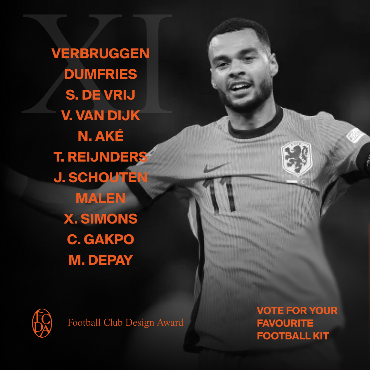 fcdesignaward's tweet photo. Confirmed XIs: 🇳🇱Netherlands vs 🏴󠁧󠁢󠁥󠁮󠁧󠁿England

#NEDENG #EURO2024 https://t.co/URDsUSJPRs
