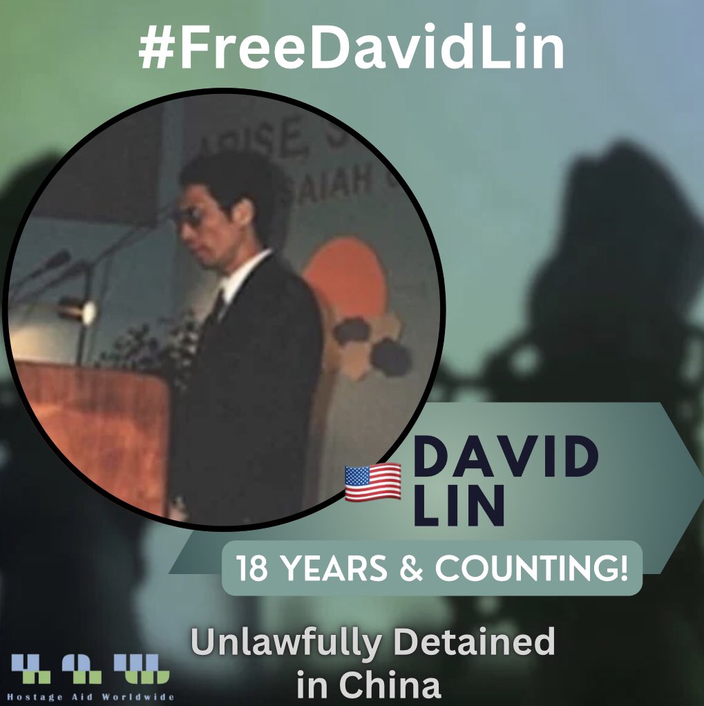HostageAid's tweet photo. How much more can 🇺🇸Pastor David Lin take as he languishes in a Chinese dungeon away from his loved ones, persecuted for his faith & for helping the poor?
18 yrs & still counting!
@POTUS @SecBlinken, why is it taking this long to #FreeDavidLin & #BringHimHome?
@StateSPEHA @StateDept @WhiteHouse @JakeSullivan46 @brett_mcgurk @USAmbChina @duihua @katieporteroc @marcorubio @SenSherrodBrown @SenatorShaheen @DarrellIssa @SenatorCardin @RepYoungKim @CECCgov @CAgovernor @RepMoolenaar