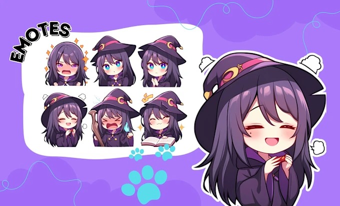 Calling out my fellow #Vtubers are you looking for custom made emotes for your Vtuber model then what are you waiting for Hit me a nice Dm (Both static and animated)
#twitchemotes #twitchgamer #twitchstream #twitchstreamer #smallstreamer