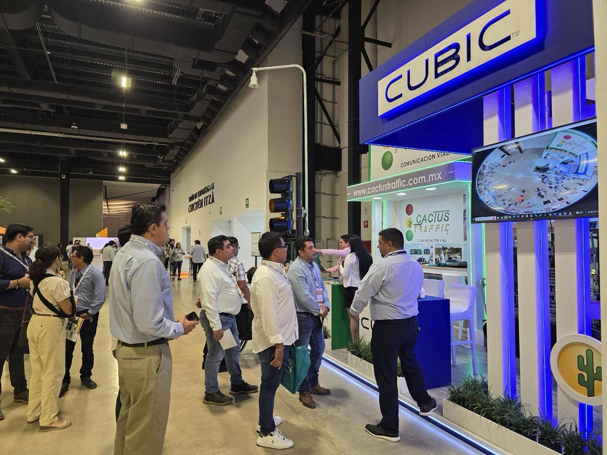 CubicTS's tweet photo. 🚦  Show stopping traffic solutions on display at the @SmartCityexpo Latam Congress in #Merida, #Mexico this week! Stop to learn how Cactus Traffic and Cubic can bring intelligent systems to your city. #RoadSafety #IntersectionSafety #IntelligentTransportationSystems https://t.co/TRiURbYW5n