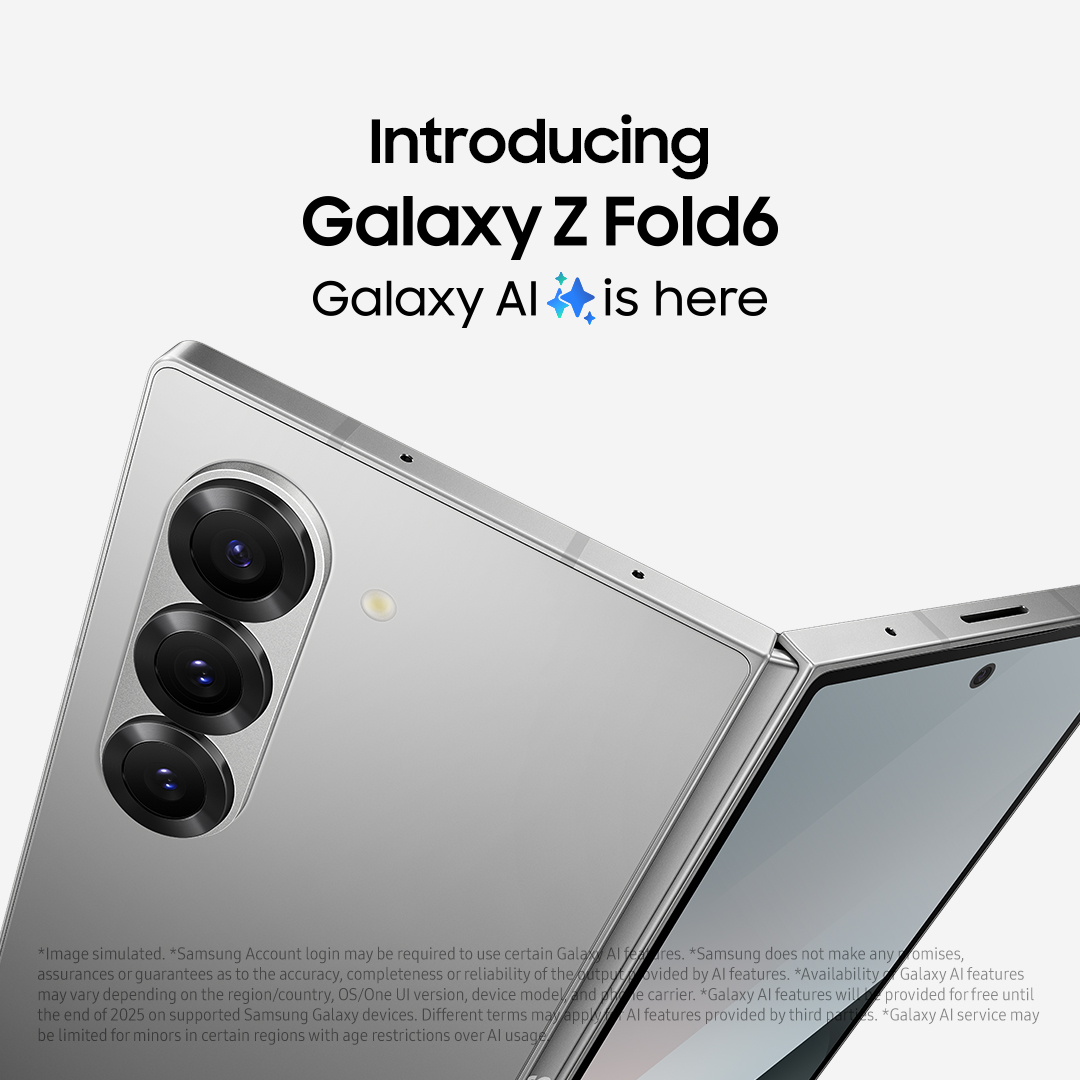 Samsung Business USA (@samsungbizusa) on Twitter photo Unfold a powerful new assistant to expand your business with #GalaxyZFold6. Powered by next level #GalaxyAI, Z Fold6 redefines what's possible for your business.
Pre-order now: smsng.us/ZFold6forBiz
#GalaxyforBusiness Unfold a powerful new assistant to expand your business with #GalaxyZFold6. Powered by next level #GalaxyAI, Z Fold6 redefines what's possible for your business.
Pre-order now: smsng.us/ZFold6forBiz
#GalaxyforBusiness