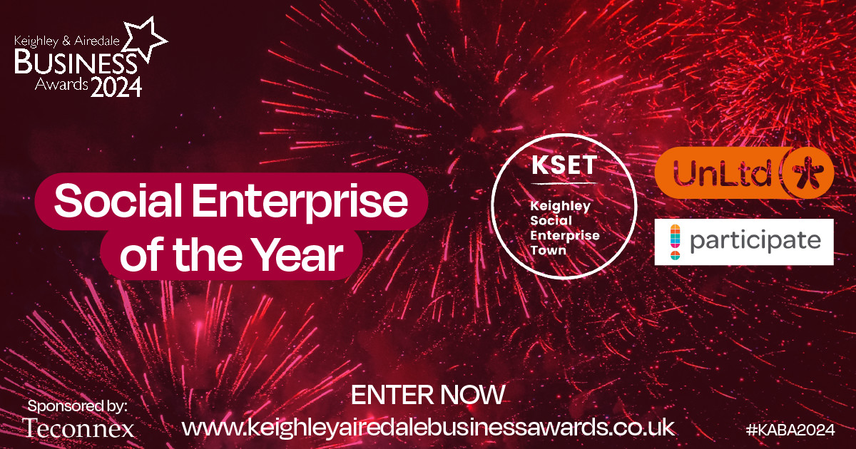 Keighley & Airedale Business Awards (@keighleyaba) on Twitter photo 🏆 Social Enterprise of the Year
⭐ Sponsored by <a href="/KeighleySET/">Keighley Social Enterprise Town</a>, <a href="/UnLtd/">UnLtd</a> & @participi_ate
Enter now ➡️ keighleyairedalebusinessawards.co.uk/awards/retaile…
Applications close Friday, 2nd August @ 5pm!
Good luck to all entries! 🤞
🌟 Headlined by Teconnex Ltd (teconnex.com)
#KABA2024 🏆 Social Enterprise of the Year
⭐ Sponsored by <a href="/KeighleySET/">Keighley Social Enterprise Town</a>, <a href="/UnLtd/">UnLtd</a> & @participi_ate
Enter now ➡️ keighleyairedalebusinessawards.co.uk/awards/retaile…
Applications close Friday, 2nd August @ 5pm!
Good luck to all entries! 🤞
🌟 Headlined by Teconnex Ltd (teconnex.com)
#KABA2024