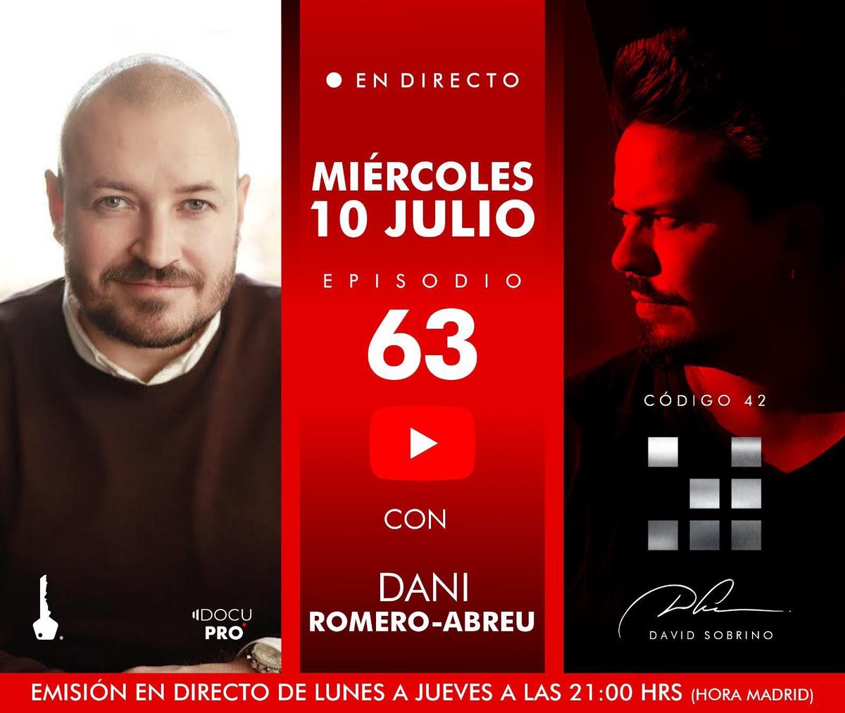 Hoy estaré en directo con David Sobrino en su podcast #código42 hablando de influencia y pensamiento estratégico. Síguelo en directo aquí: youtube.com/live/sQTlR718M…