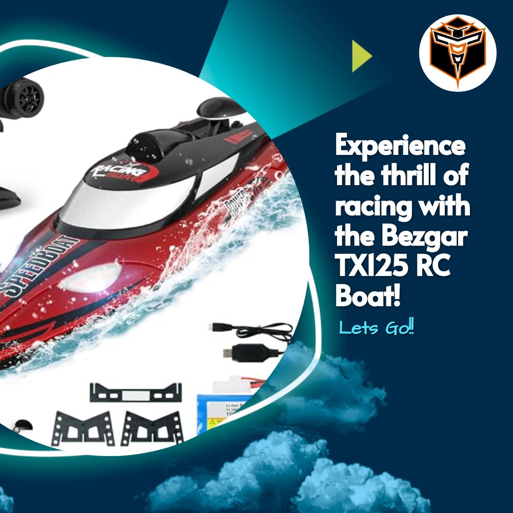 AltoneTech's tweet photo. Experience the thrill of racing with the Bezgar TX125 RC Boat! https://t.co/ZuWXxJC7M7 #AlTone #Bezgar #Logie #ad https://t.co/KVy80viyDr