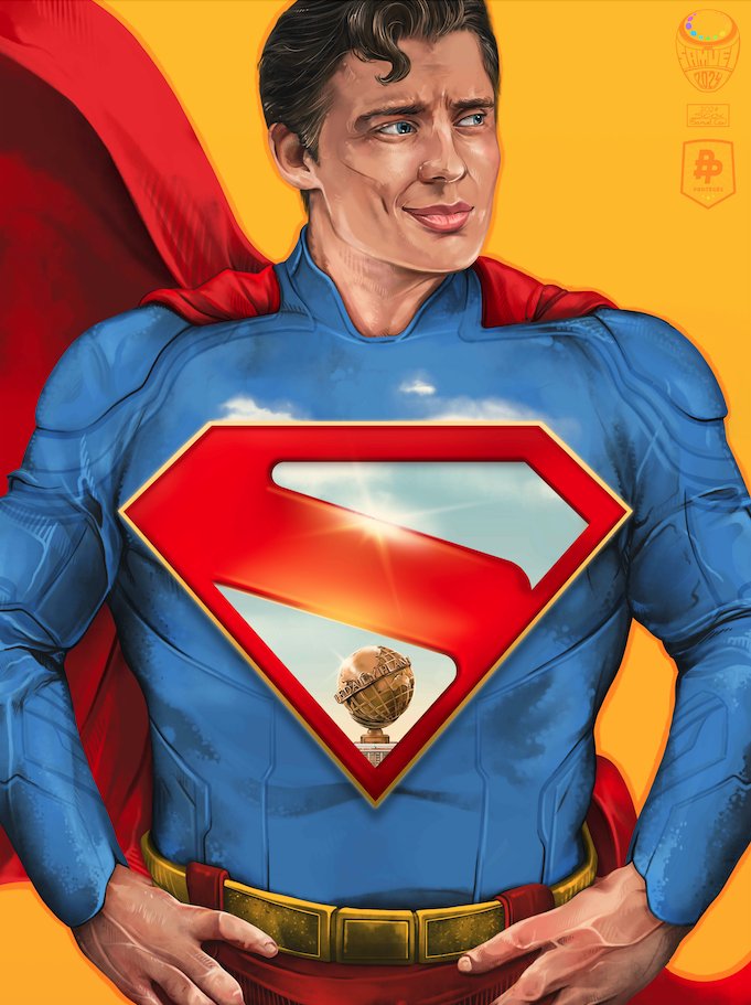 PosterPosse's tweet image. Poster Posse Protégé @SamuelCox28 tackled the new #SUPERMAN movie for our #hate2wait passion project and yes, we're HYPED! We still have to wait until 2025 but the good thing? You can follow Samuel for more of his art NOW. #PosterPosse