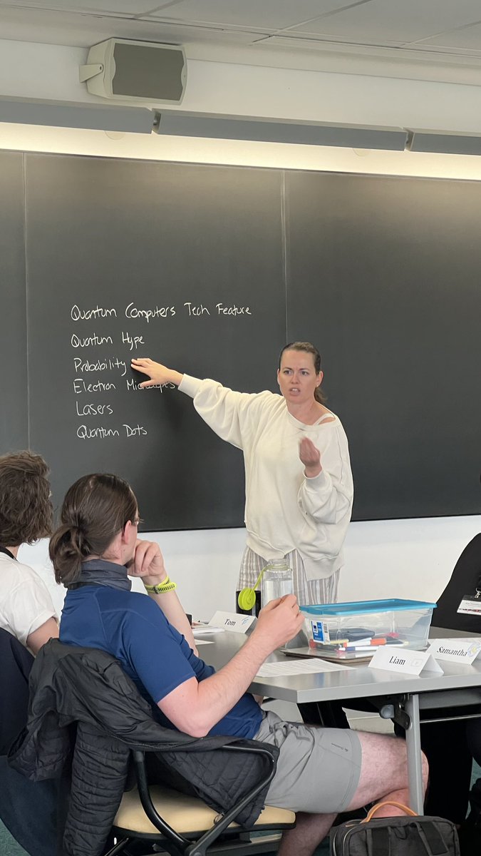 Matt Dodds (@sciencewithmat) on Twitter photo A great session on all things Quantum and Quantum Properties with Ashley McCarl Palmer <a href="/physicswithmcp/">physicswithmcp</a> current teacher in residence at the Perimeter Institute in Canada. Loved the different stations exploring quantum properties! Can’t wait to use them. <a href="/Perimeter/">Perimeter Institute</a> #eplus2024 A great session on all things Quantum and Quantum Properties with Ashley McCarl Palmer <a href="/physicswithmcp/">physicswithmcp</a> current teacher in residence at the Perimeter Institute in Canada. Loved the different stations exploring quantum properties! Can’t wait to use them. <a href="/Perimeter/">Perimeter Institute</a> #eplus2024