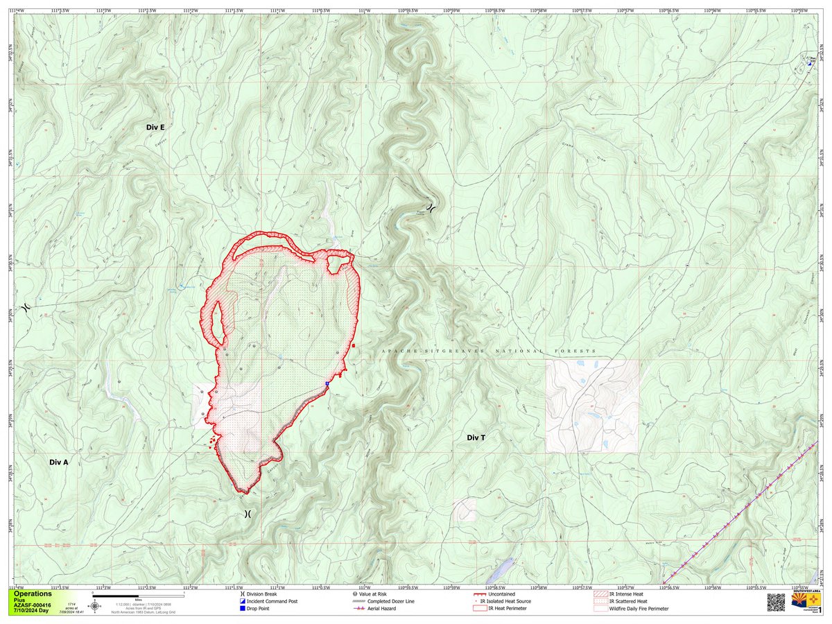 A_SNFs's tweet photo. Highlights: At 6:00 a.m. on Wednesday, July 10, Southwest Area Team 1 assumed command of the Pius Fire. This is full suppression fire; the incident management team will use both direct and in-direct tactics to support the suppression efforts. https://t.co/fX2ovmzAXv
