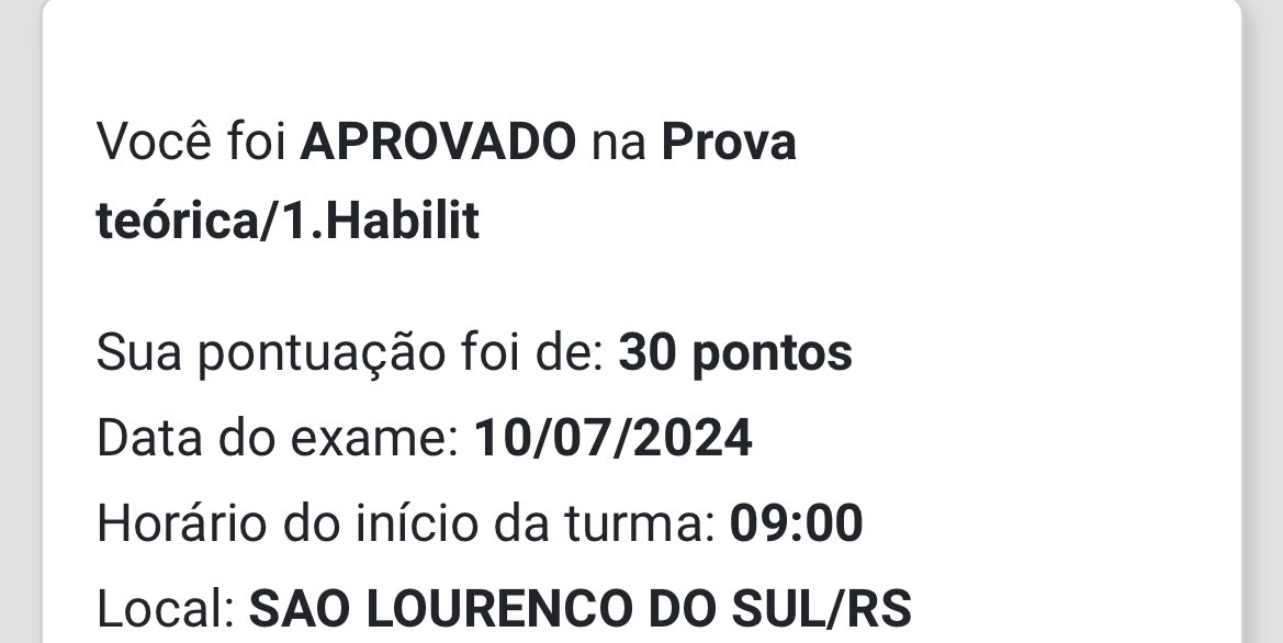 buxexa06's tweet photo. Gabaritei a prova teórica KKKKK https://t.co/X2USBxL3yd