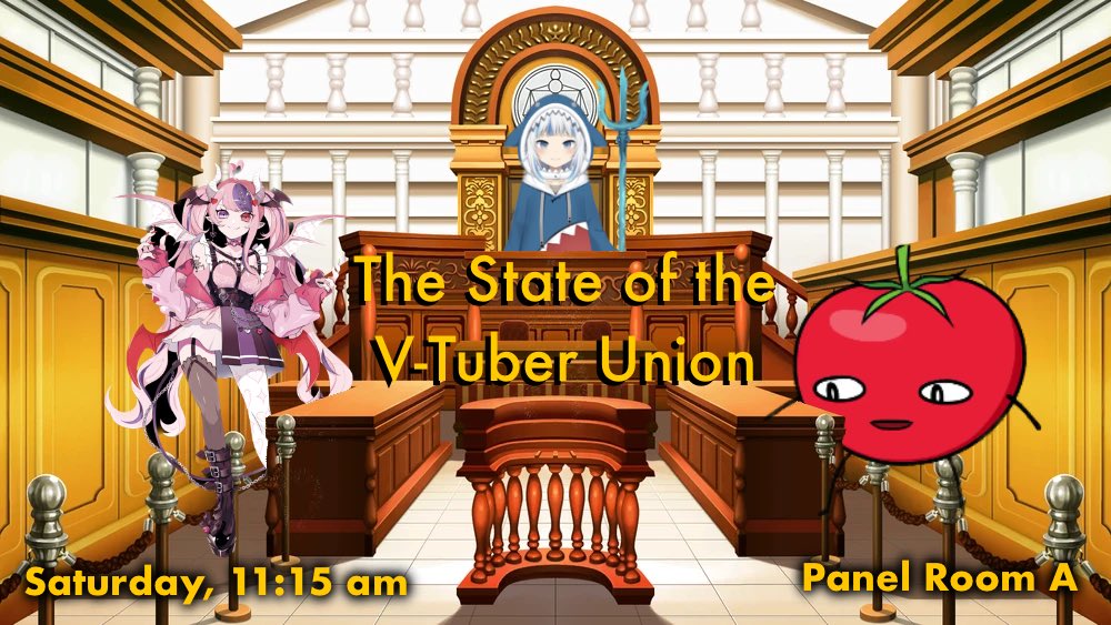 skeletoncrewcon's tweet image. Saturday Morning Cartoon Girls and cereal?? 🙂
Head on over to Panel Room A to talk about how much vtubing has changed, and how much it’s stayed the same!
Saturday 11:15 am
Panel Room A